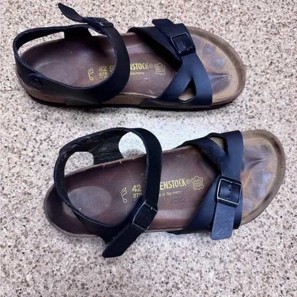 Birkenstock Rio Women’s Black Sandals - Picture 2 of 13